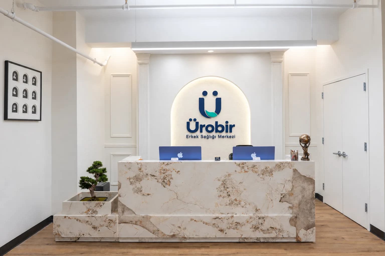 Ürobir resepsiyon alanı